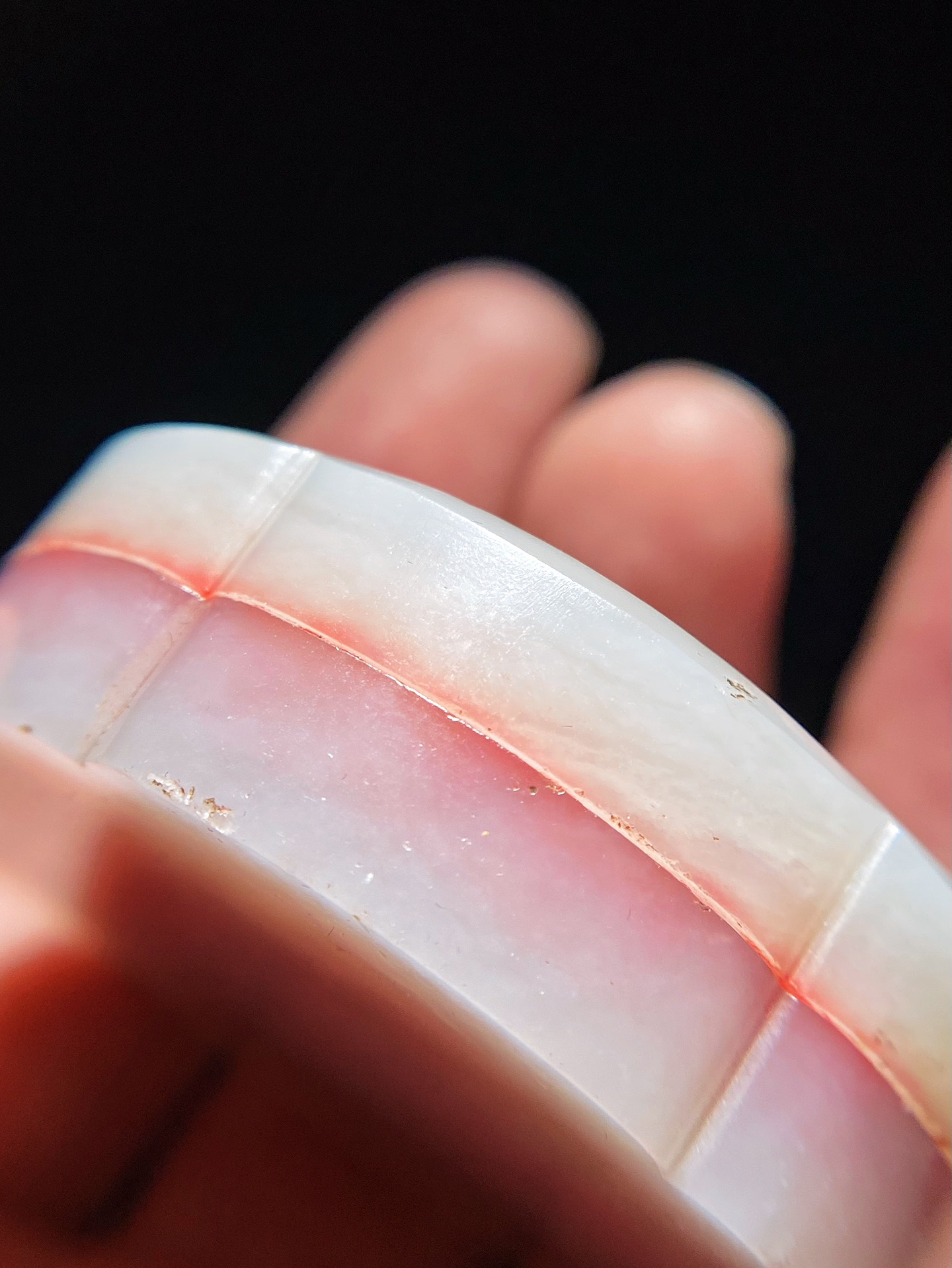 辽金 和田玉籽料 白玉 凤鸟纹 花卉形 盖盒 墨盒 文房