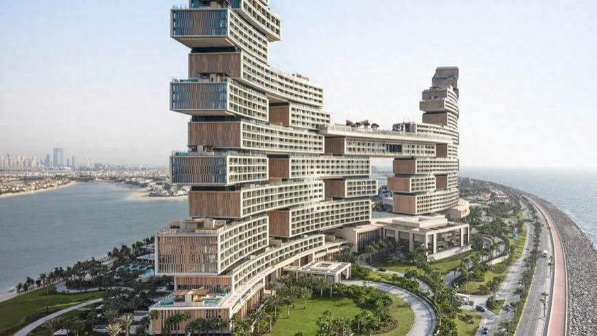 迪拜|?迪拜新地标——亚特兰蒂斯皇家酒店，犹如海上‘屏风’