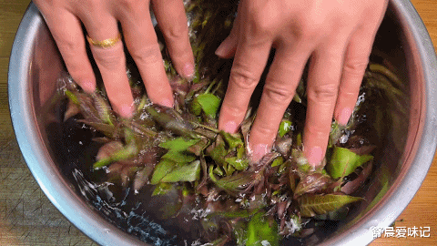 香椿芽|香椿芽不拌,不炒,和肉馅一起做饺子,鲜嫩咸香,皮薄馅大真好吃