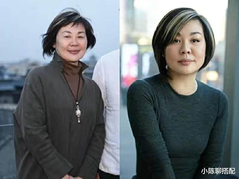 73岁王馥荔与60岁丛珊同框，一个老来俏，一个长相馒化老态明显