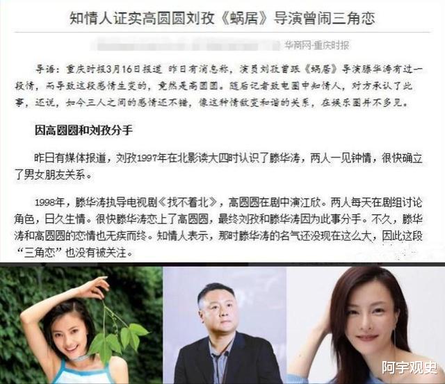回顾:高圆圆清纯女神人设崩塌,被爆料与丈夫开放式婚姻,各玩各的