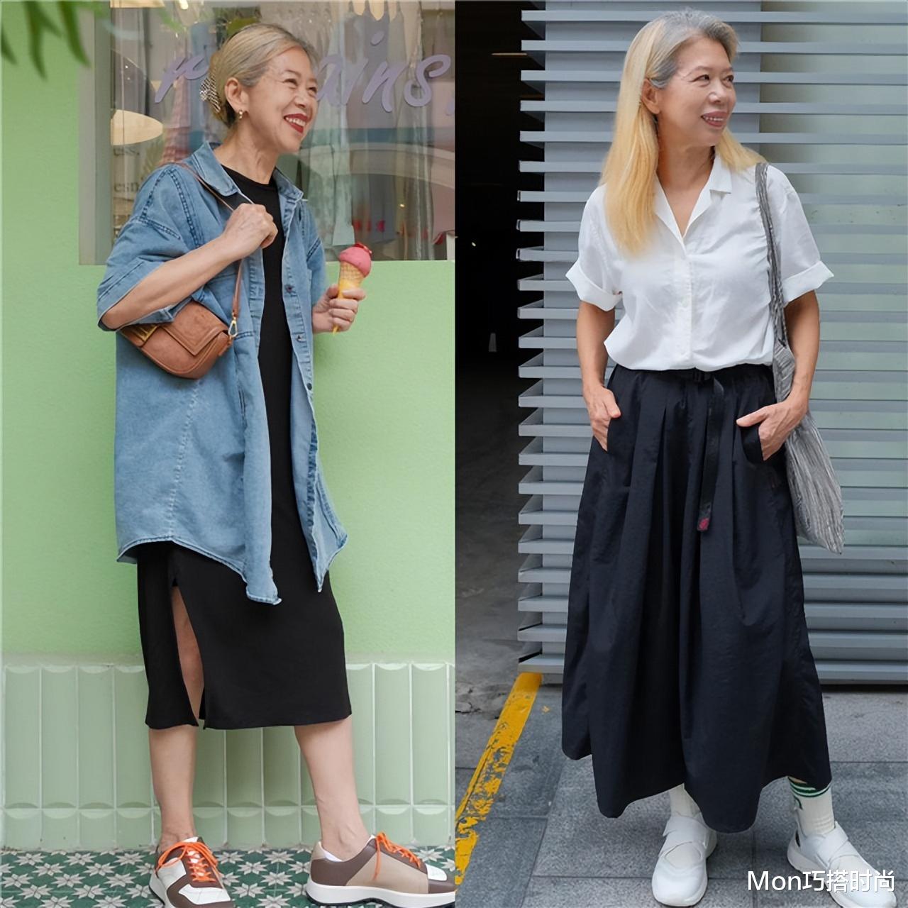 62岁萍宝亲身示范:不烫染头发,不穿老年装,到老都没“大妈感”