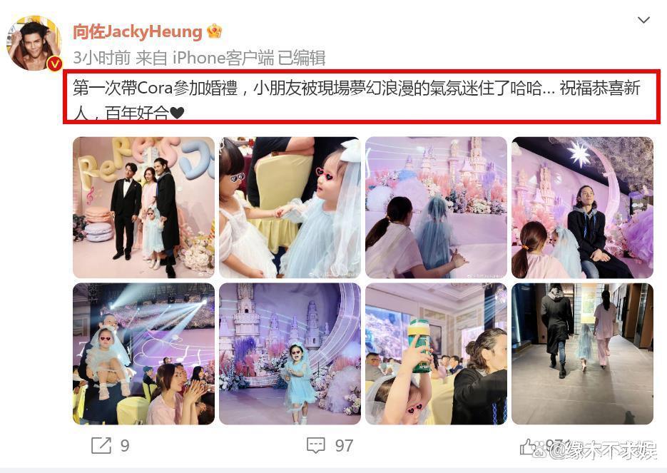 郭碧婷一家3口参加婚礼,和向佐当众秀恩爱,生图却被嘲沧桑太多!