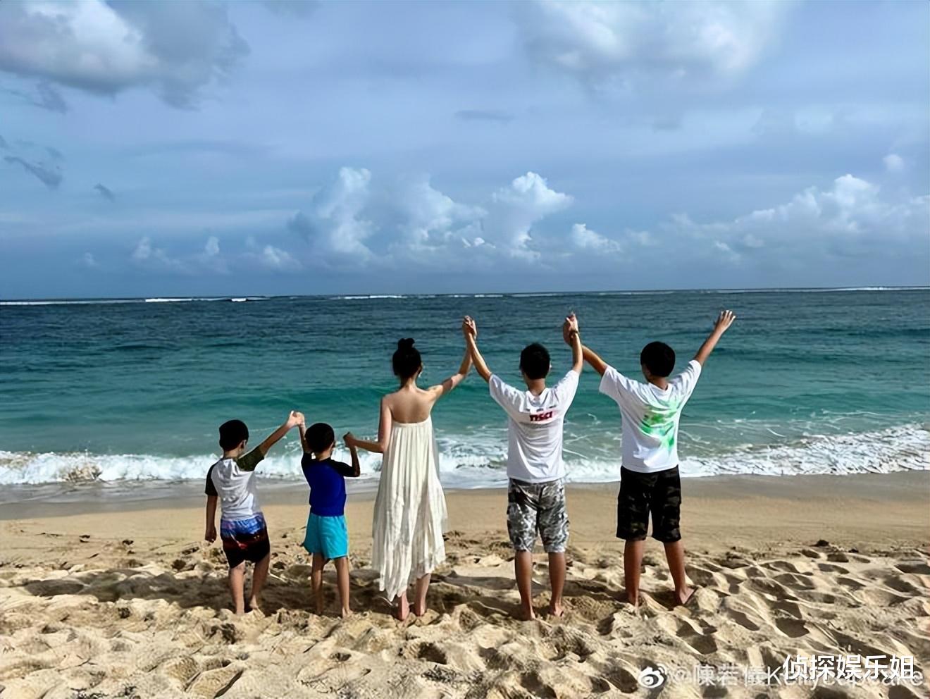 林志颖为大儿子庆生，14岁Kimi身高近一米八，长得比爸爸还壮