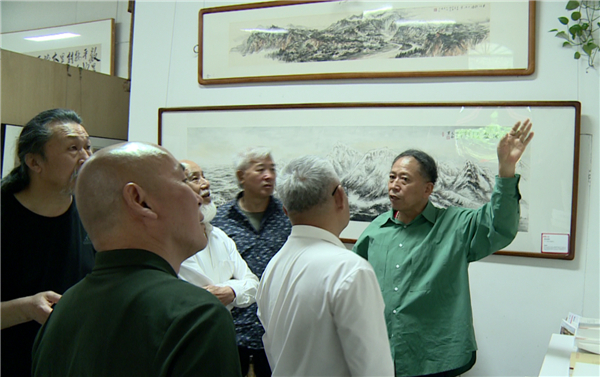 山水画|长河追日——靳文艺山水画作品展新闻发布会在京成功举办