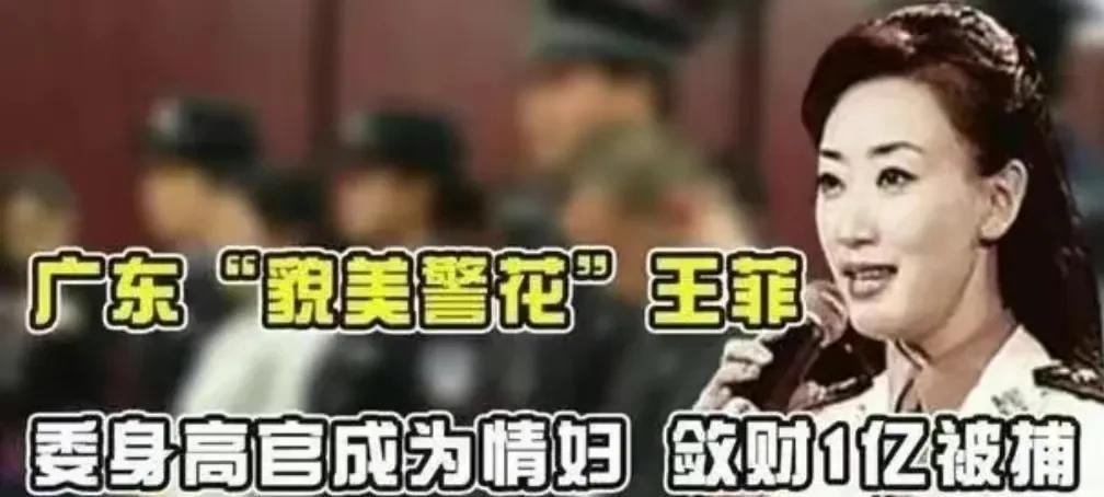 广东最美女警花王菲,竟与86名高官发生过关系,沦为高官玩物