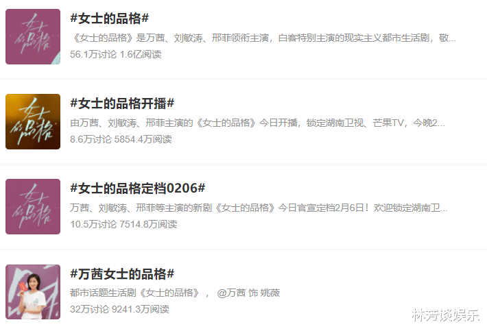 关晓彤|40岁万茜操作太“横”,跟34岁白客演夫妻,新剧热度干到3亿!