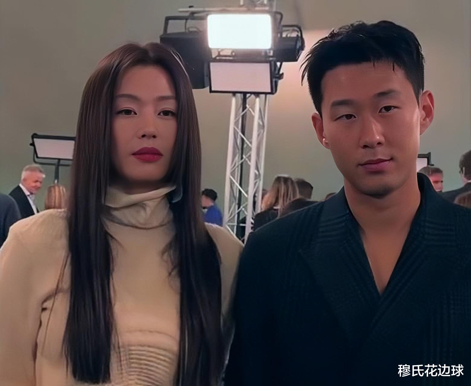 偶遇!巴黎时装周,孙兴慜和全智贤同框,二人引发粉丝热议!