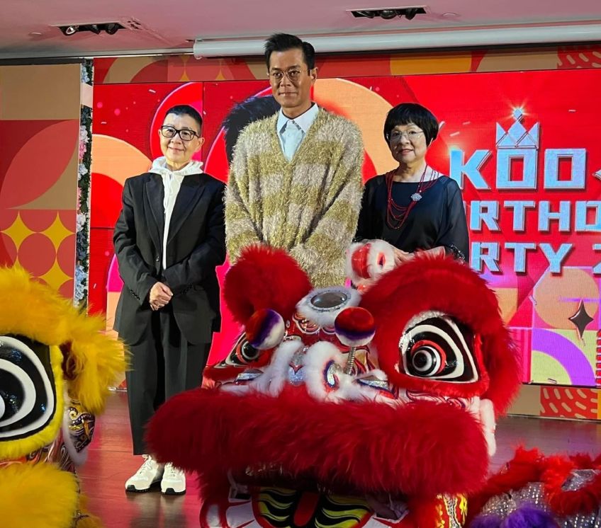 52岁古天乐现身海港城，面部僵硬头发稀少，近照被指像蜡像