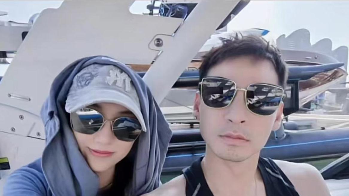 钱泳辰|吕一钱泳辰富贵出游，坐游艇出海打高尔夫狂秀恩爱，力破婚变传闻