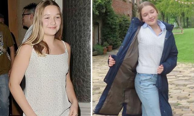 哈珀·贝克汉姆|贝克汉姆紧抱女儿!11岁小七长大,穿吊带裙好美,与妮可拉自拍