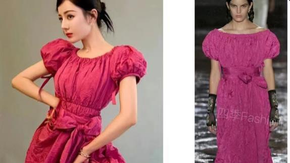 迪丽热巴造型引争议！一身行头超2万，生图嘴唇下垂，撞脸悲伤蛙！
