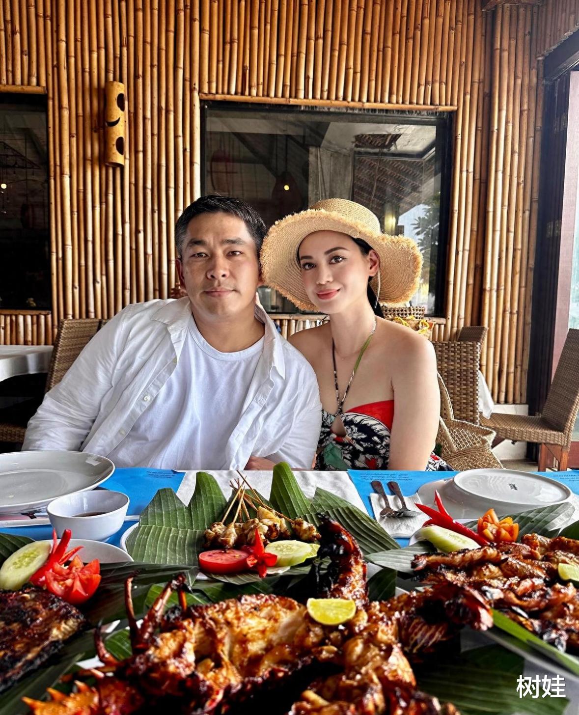 林恬儿打扮贵气为丈夫庆生,在自家新餐厅办派对,夫家资产200亿