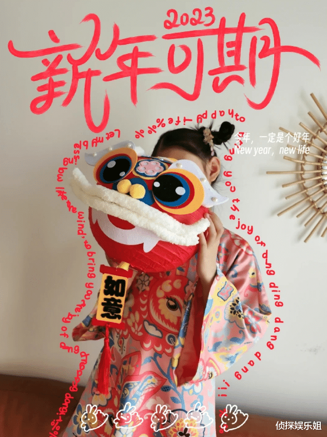 张梓琳|张梓琳晒二胎女儿骑马萌照,妹妹罕露正脸颜值超高,长得像爸爸