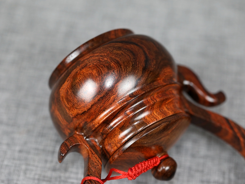 |交趾黄檀老挝大红酸枝提梁壶