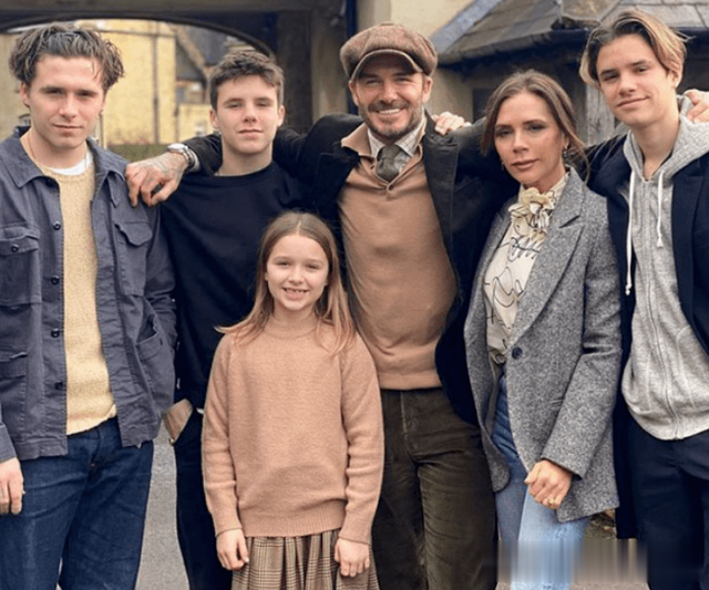 贝克汉姆3个儿子：老大萎靡，老二油腻，老三邋遢，浪费了好基因