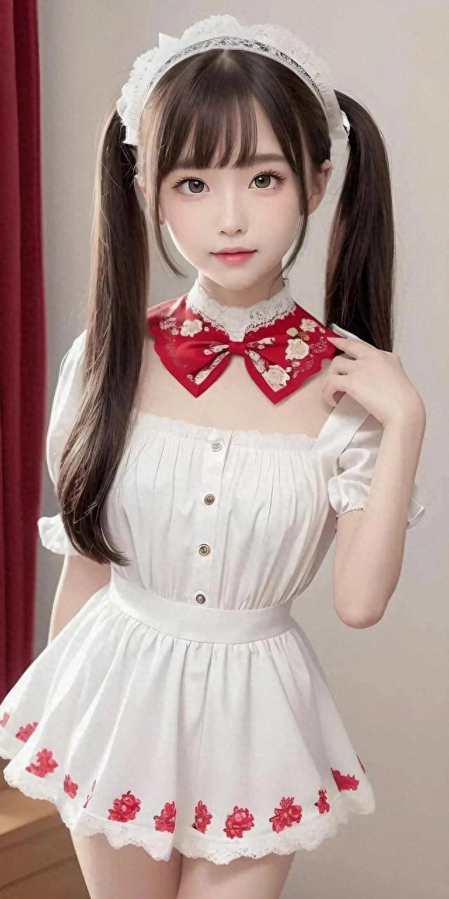 可爱洛丽卡装美少女，看脸就够了