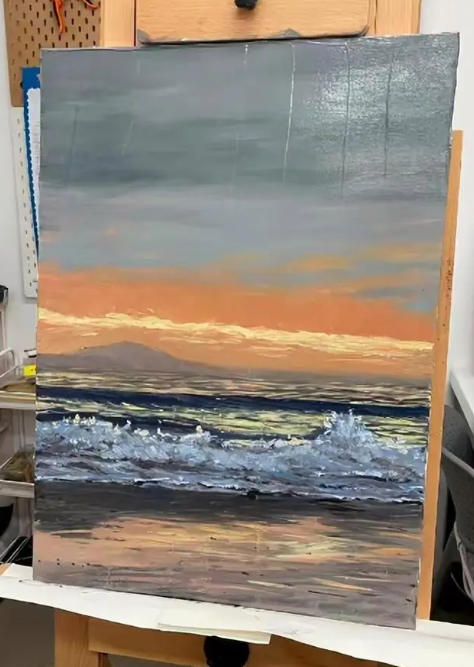 星二代13岁王诗龄晒油画,水蜜桃栩栩如生,网友:估价上百万