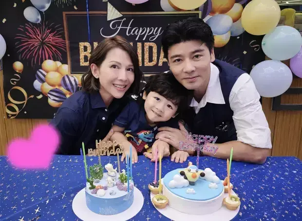 蔡少芬为儿子庆生,四年前还是个小宝宝如今已成长为小小男子汉!