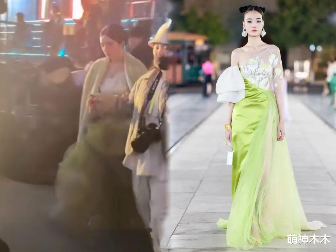 杨幂双台春晚忙不停,身穿平价皮草现身录制,同款被卖断货