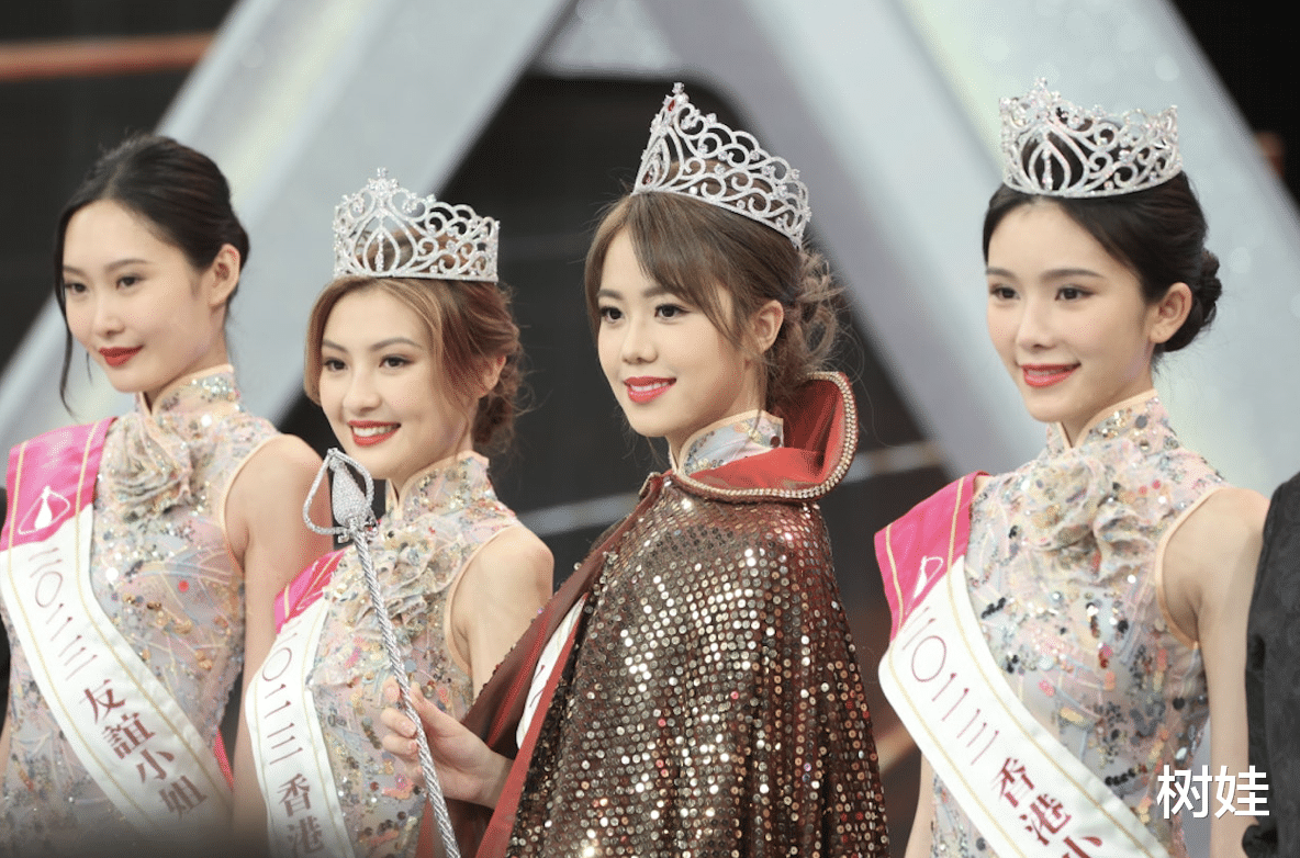 2023港姐前三甲出炉,内地女生获亚军,后冠红宝石配钻石值300万