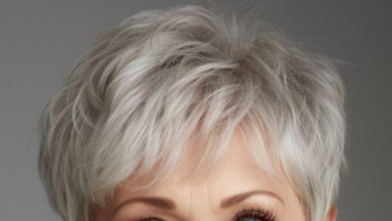 女人过了50岁，换发型可以看看这四种，哪怕头发花白一样很时尚