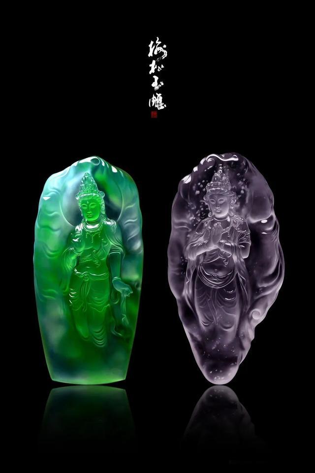 翡翠|经典!梅松雕玉:国风意境,唯美清新~