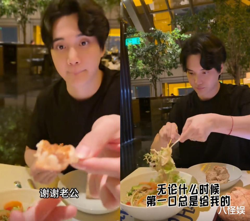 张檬庆结婚2周年，获小五送花投喂超甜，自曝生完娃去植发引热议