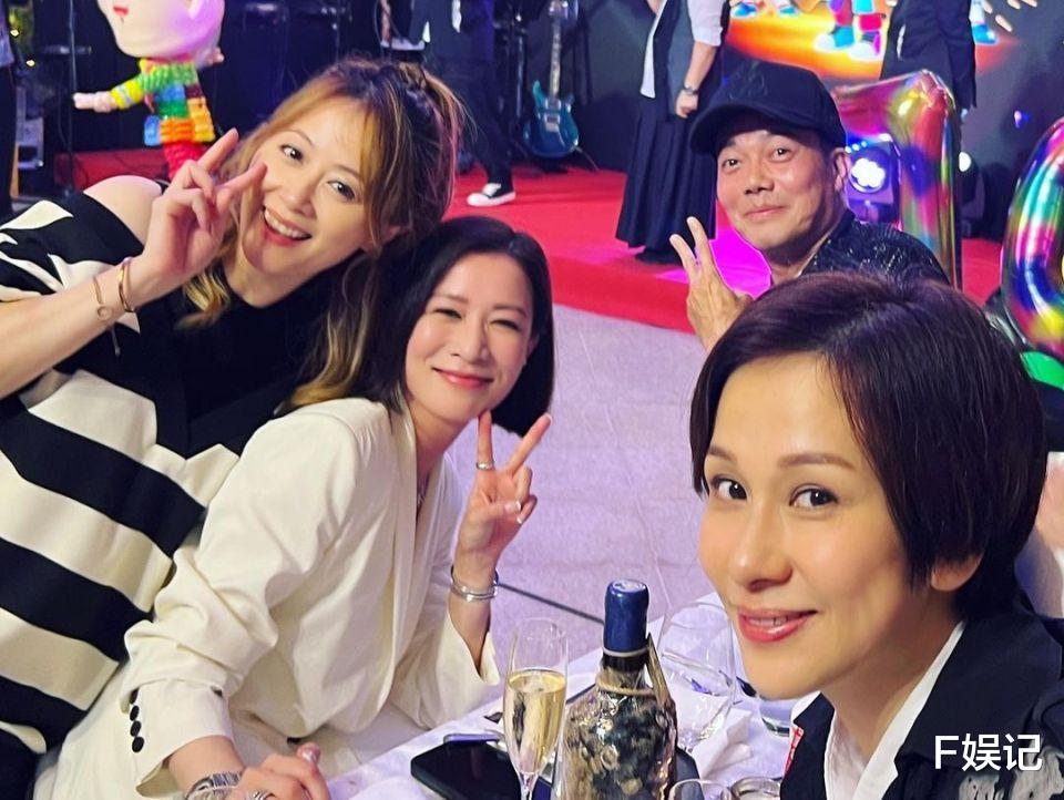 谢天华|TVB七魔女与黄日华谢天华等相聚开怀畅饮 在合影当中大家都面色通红