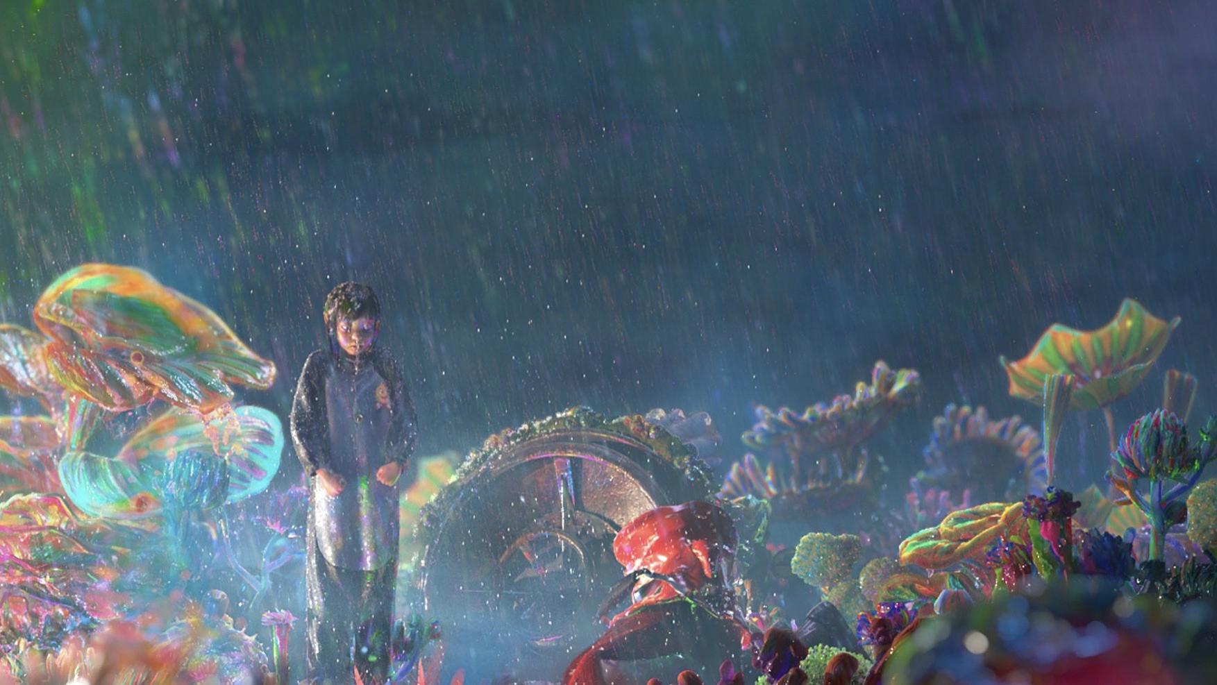 深海|赵丽颖4次发文、换头像支持国漫《深海》，人民网发长文称赞