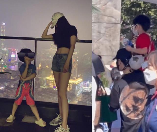 黄晓明|黄晓明晒6岁儿子正脸!小海绵秀气像baby,祖孙三代都高鼻梁