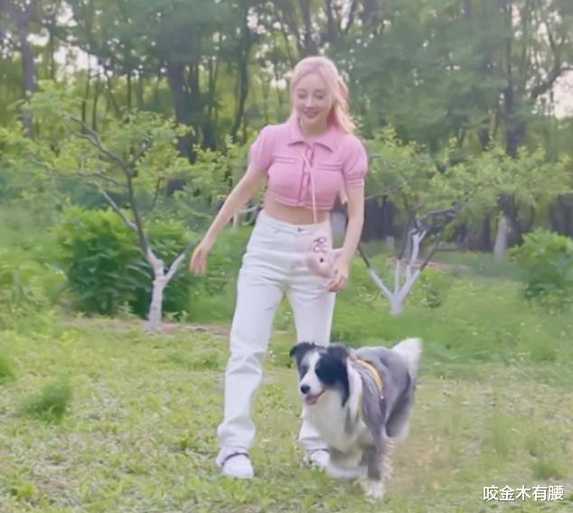 李小璐|李小璐转型当萌宠博主，41岁气质仍似少女，奈何穿露脐装腰身显粗