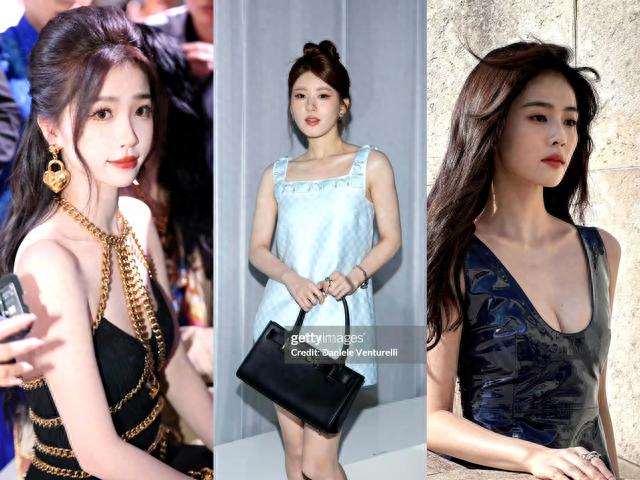 巴黎时装周内娱85花完胜95花，虞书欣赵露思白鹿“普女”实锤！