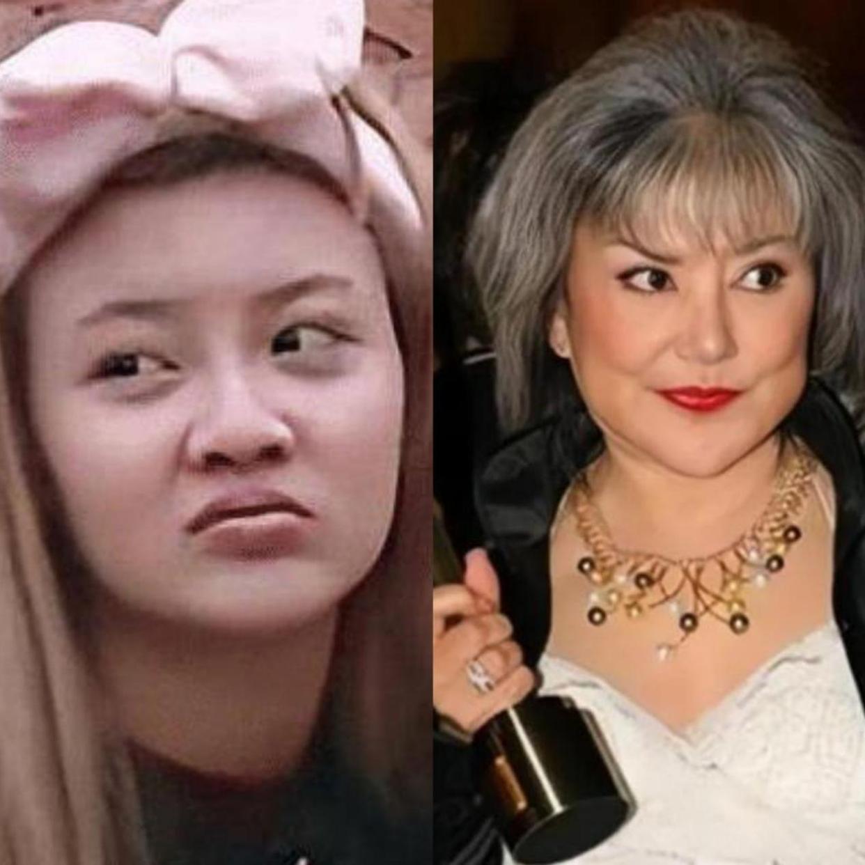 韩安冉婚礼生图被曝,身材发福面部“僵化”,近照神似女星邵音音