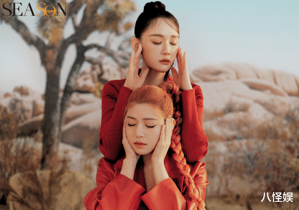 陈妍希和陈乔恩练瑜伽,体重不足90斤腹肌抢镜,和陈晓更有夫妻相