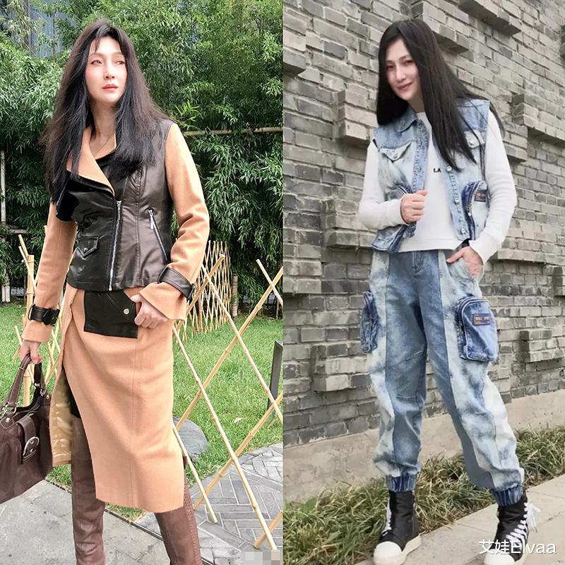 看到57岁都不老的林芳兵，才明白：中年女人，发型和穿衣决定气质