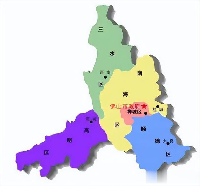 顺德和佛山的关系，就像滕州和枣庄的关系