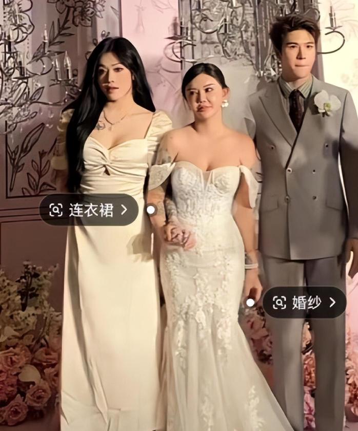 韩安冉婚礼生图被曝,身材发福面部“僵化”,近照神似女星邵音音