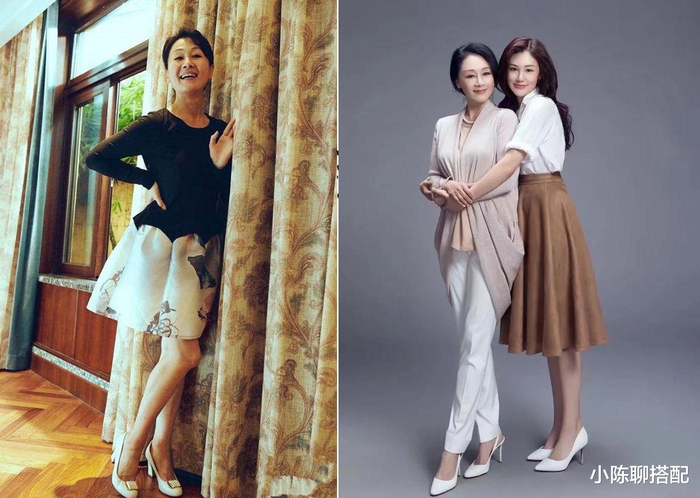 看了王姬的穿搭造型，我发现不穿老年装不留老年头，微胖也洋气