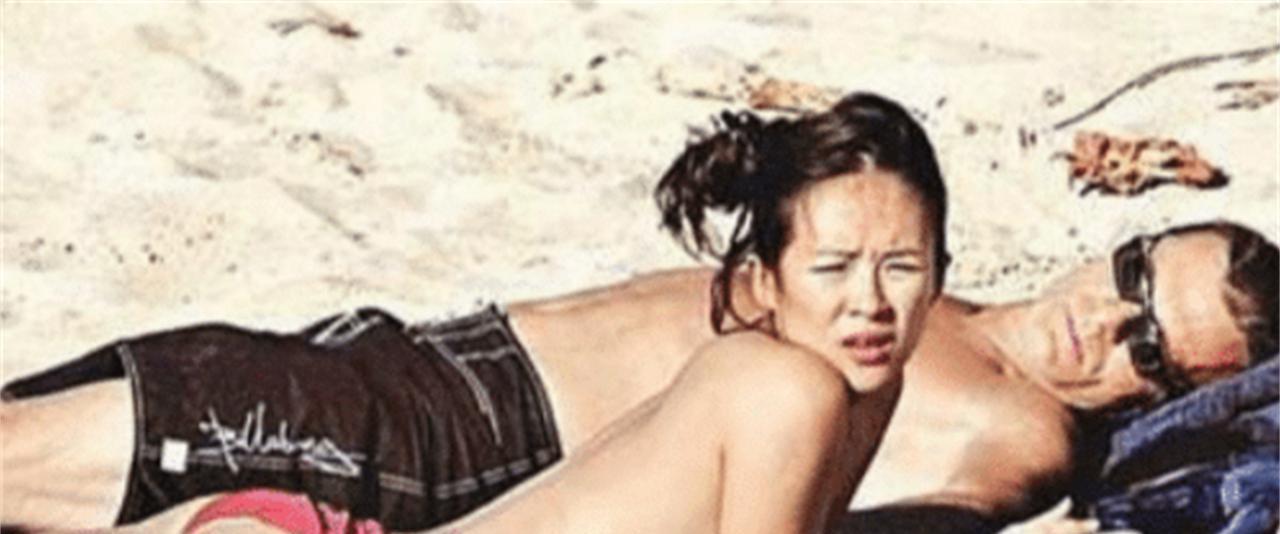 章子怡|章子怡有钱想删也删不掉的旧照,亲得成龙好开心