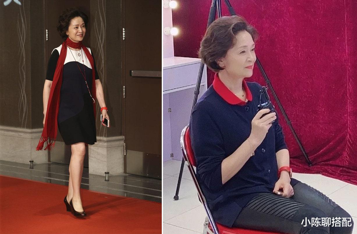 穿衣搭配 被65岁刘莉莉惊艳了:穿搭不刻意扮嫩,发蓬有层次感,优雅又端庄