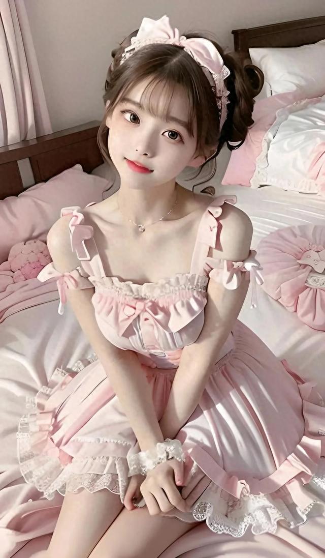 可爱洛丽卡装美少女，看脸就够了