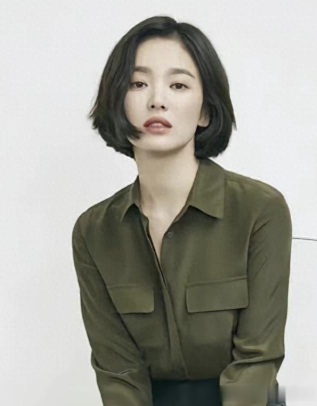 今年流行这3种“齐耳发”！洋气显脸小，难怪宋慧乔、陈数都上头