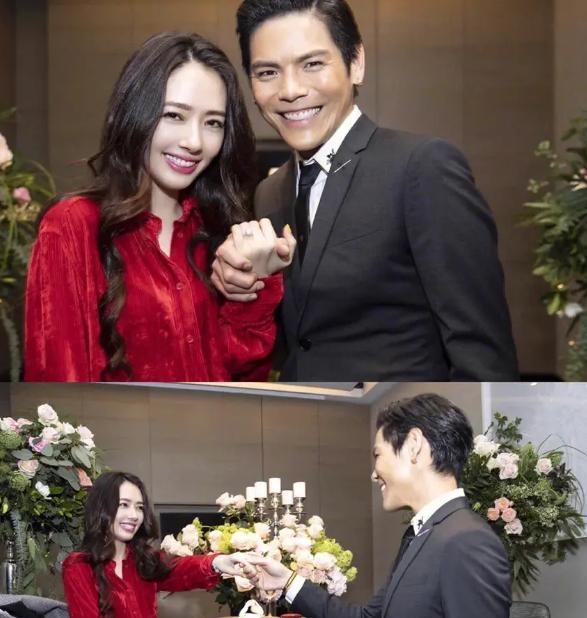 向佐郭碧婷一起庆生,一对儿女出镜,太温暖