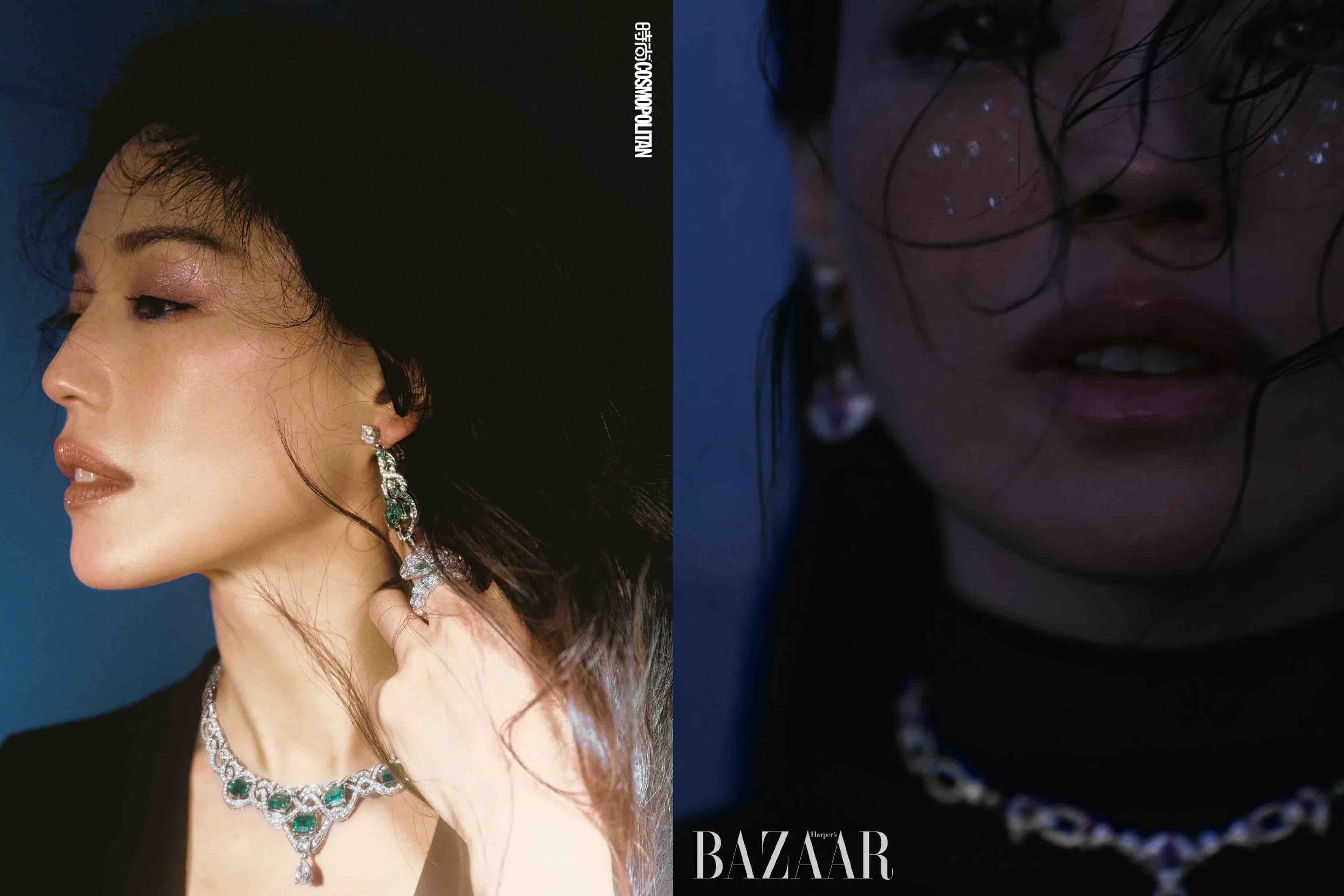 还得看大花!47岁舒淇蓝色美人鱼造型秀身材,美到我窒息