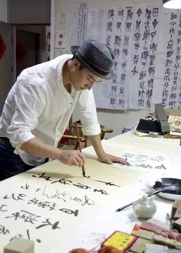 书法|表面是演员,实际有深藏不露的才华,这些演员个个擅舞文弄墨