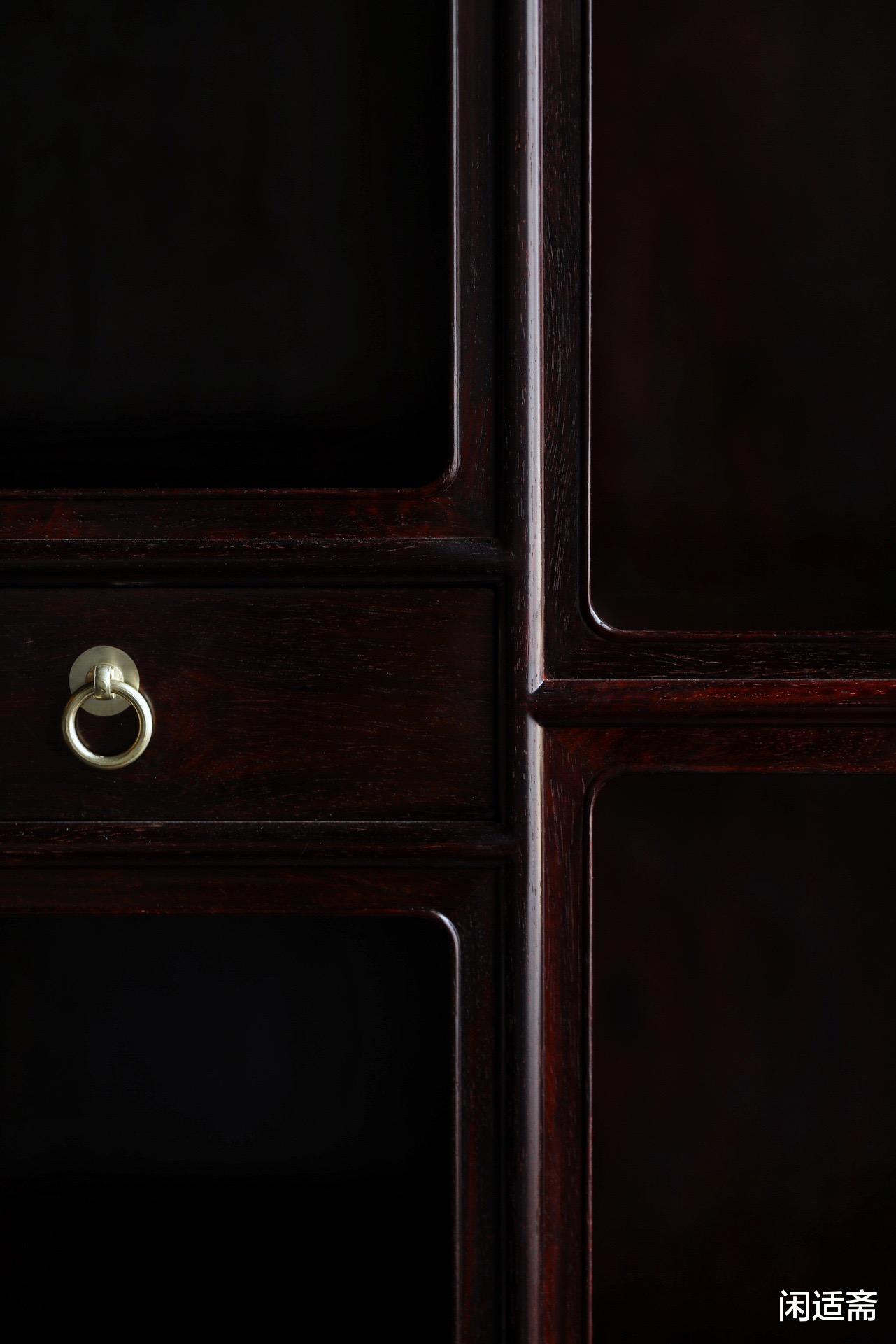 文人漫生活,印度小叶紫檀,多宝阁