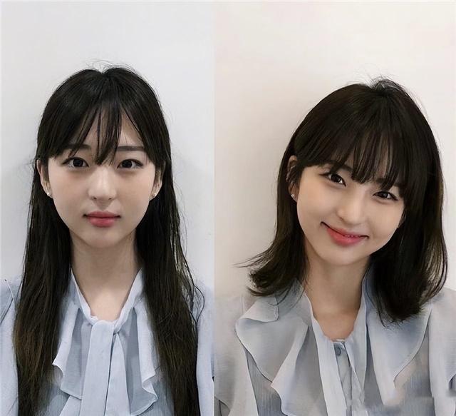 为什么劝你少留“黑长直”?看这3组对比图就知道,效果堪比换脸