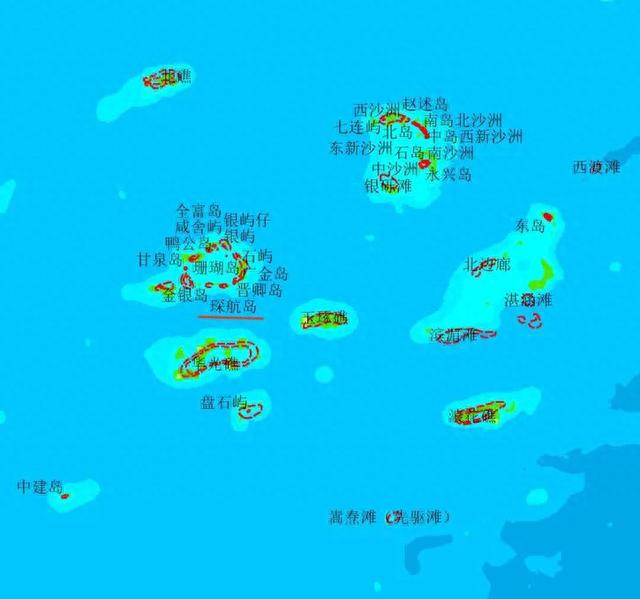琛航岛|南海琛航岛有645亩地，岛上有天然避风港，与广金岛有沙堤连接
