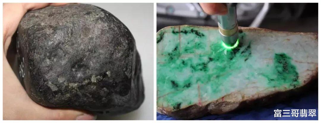 翡翠|18万拿下一块半赌料,掏出14只阳绿飘花手镯,货主乐疯了!